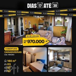 Apartamentos com 160m², 3 quartos, 1 suíte, 2 garagens, no bairro Canasvieiras em Florianópolis