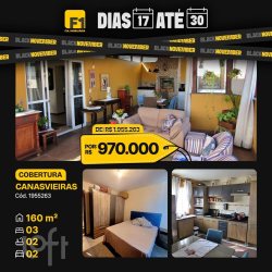 Apartamentos com 160m², 3 quartos, 1 suíte, 2 garagens, no bairro Canasvieiras em Florianópolis