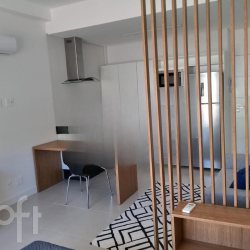 Apartamentos com 28m², 1 quarto, 1 garagem, no bairro Pantanal em Florianópolis