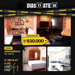 Casa Residencial com 111m², 3 quartos, 1 suíte, 1 garagem, no bairro Agronômica em Florianópolis