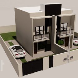 Casa Residencial com 75m², 2 quartos, no bairro Forquilhas em São José