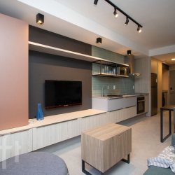 Apartamentos com 31m², 1 quarto, 1 garagem, no bairro Trindade em Florianópolis